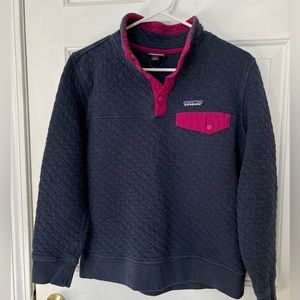 Patagonia 💙 Snap-T Organic Cotton Pullover Size Small